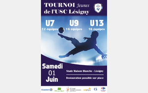 Tournoi Lésigny U7-U9-U13